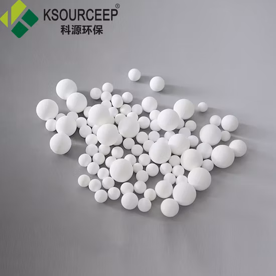 6mm, 13mm, 50mm 고밀도 촉매 지지체, 불활성 알루미나 세라믹 볼
